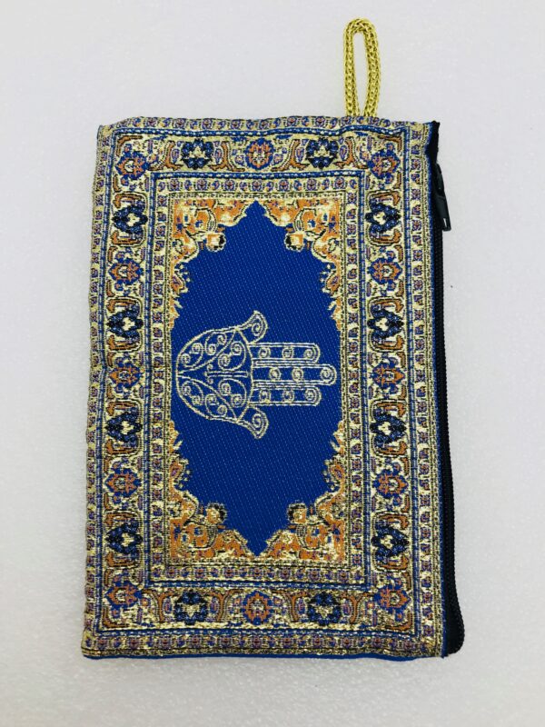 Traditional Turkish Handmade Purse with Hand of Hamsa Theme