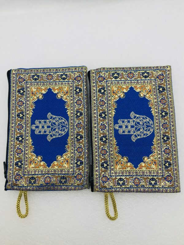 Traditional Turkish Handmade Purse with Hand of Hamsa Theme - Image 7