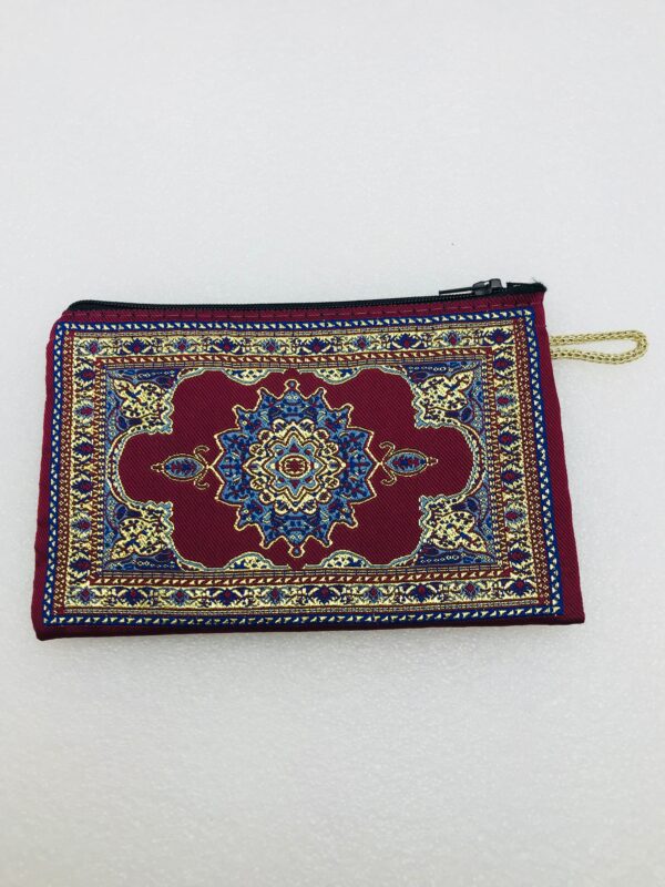 Traditional Turkish Handmade Purse with Hand of Hamsa Theme