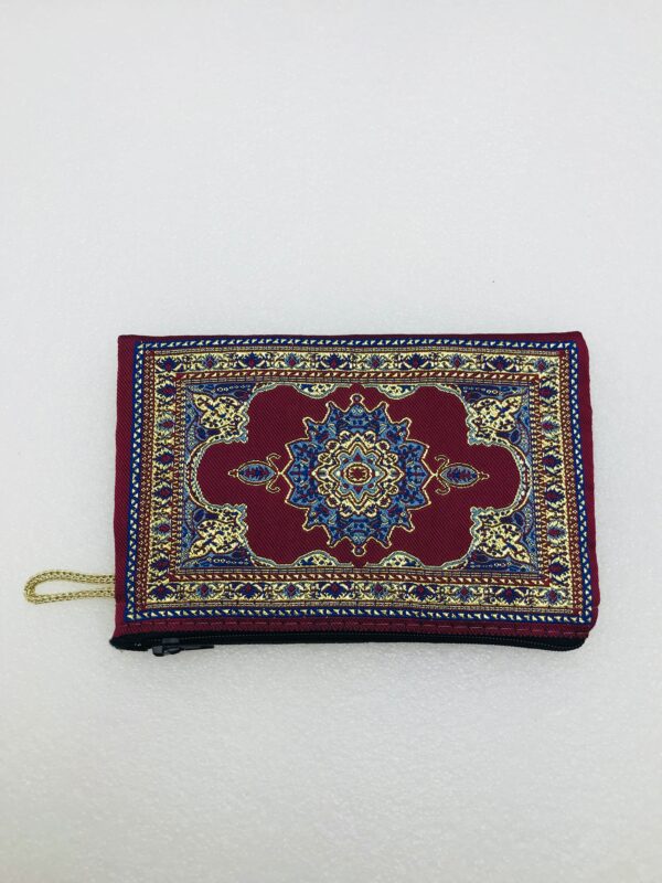 Traditional Turkish Handmade Purse with Hand of Hamsa Theme - Image 6