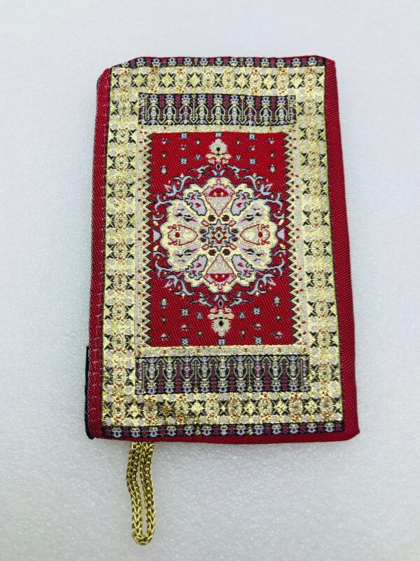 Traditional Turkish Handmade Purse with Hand of Hamsa Theme - Image 4