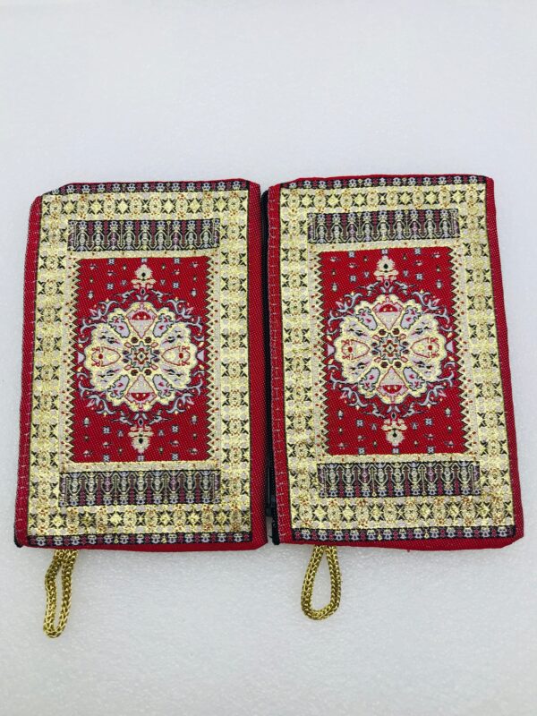 Traditional Turkish Handmade Purse with Hand of Hamsa Theme