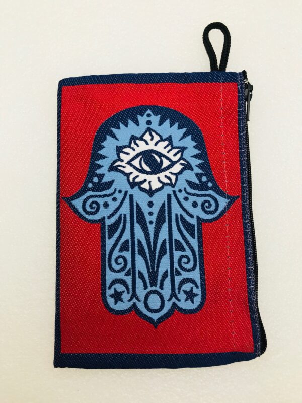 Traditional Turkish Handmade Purse with Hand of Hamsa Theme