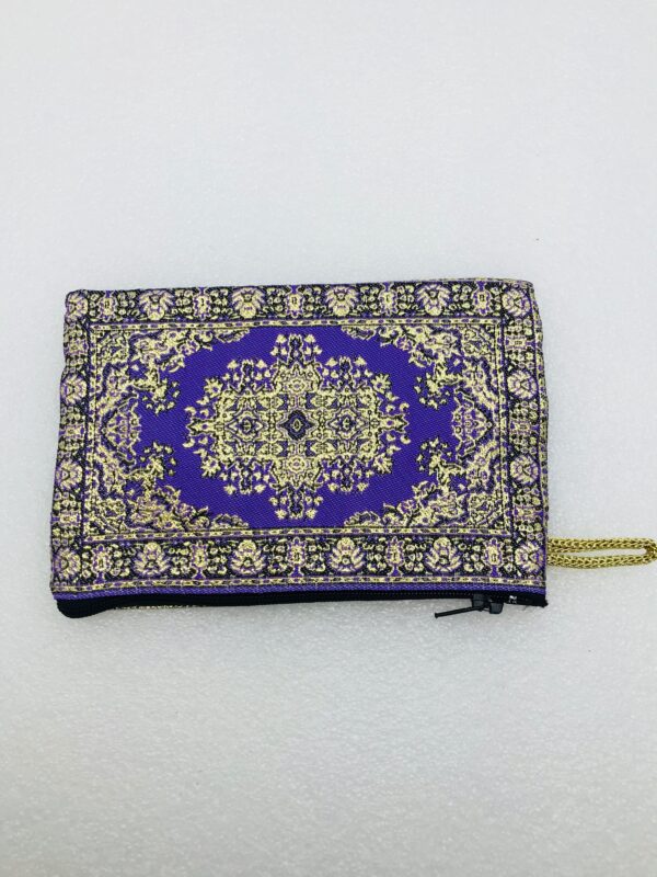 Traditional Turkish Handmade Purse with Hand of Hamsa Theme