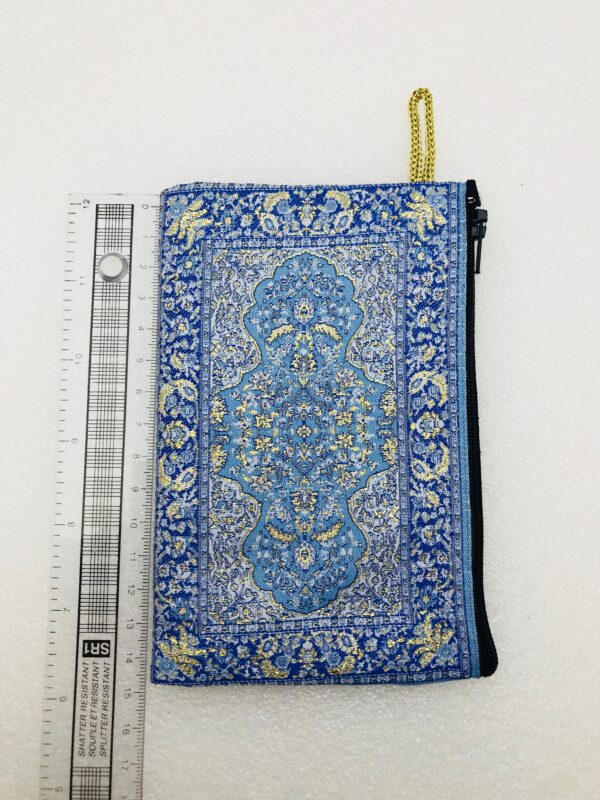 Traditional Turkish Handmade Purse with Hand of Hamsa Theme - Image 8