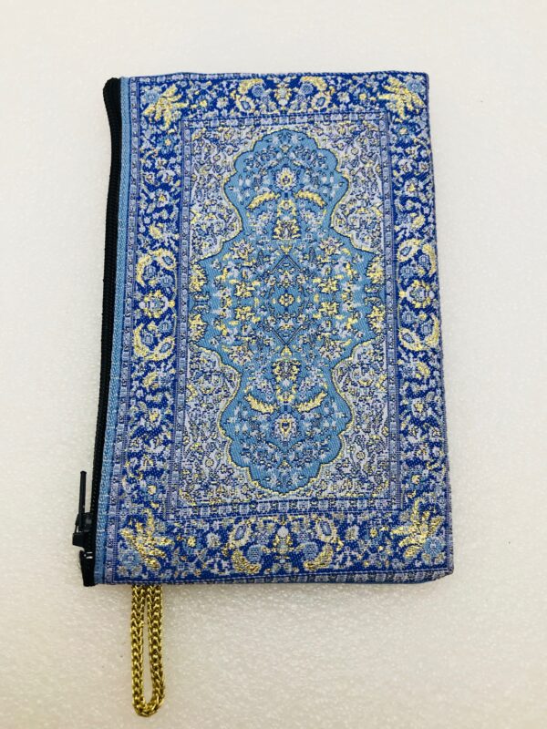 Traditional Turkish Handmade Purse with Hand of Hamsa Theme - Image 5