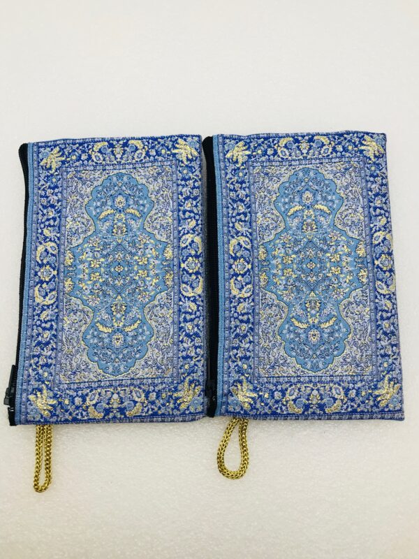 Traditional Turkish Handmade Purse with Hand of Hamsa Theme - Image 7