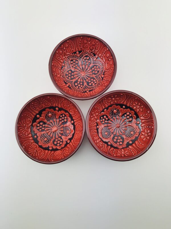 Traditional Turkish Hand Painted Bowl - 12 cm Mandala Dish 2 - Image 5