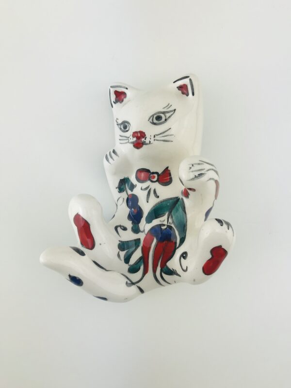 Handmade Iznik Ceramic Pet Cats, Hand Painted  Lovely Cats - Image 2