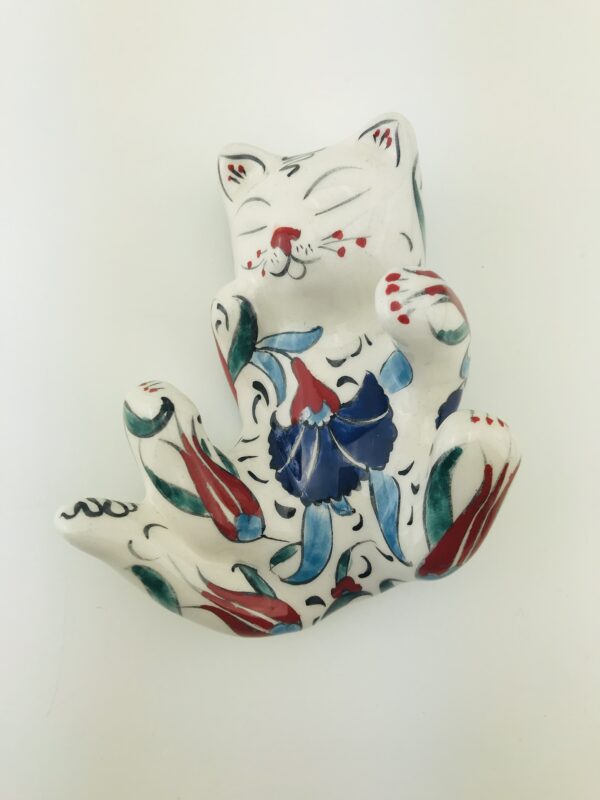 Handmade Iznik Ceramic Pet Cats, Hand Painted  Lovely Cats - Image 6