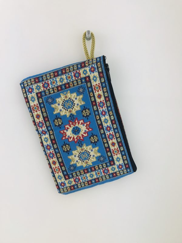 Traditional Turkish Handmade Purse with Handmade Kilim Carpet Patterns - Image 5