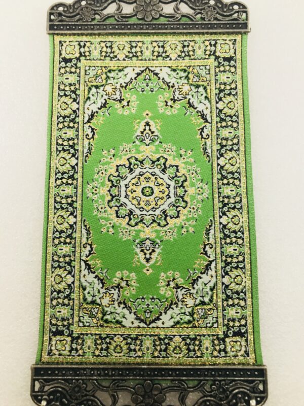 Handmade Turkish Carpet / Evil Eye – Nazar Alloy Wall Hanging - Image 4