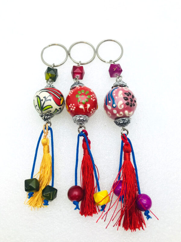 Handmade Keychain with Tassel Tail