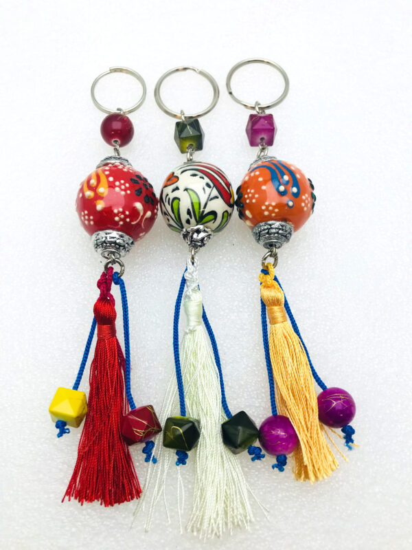 Handmade Keychain with Tassel Tail - Image 5