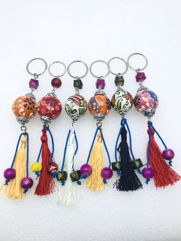 Handmade Keychain with Tassel Tail - Image 6