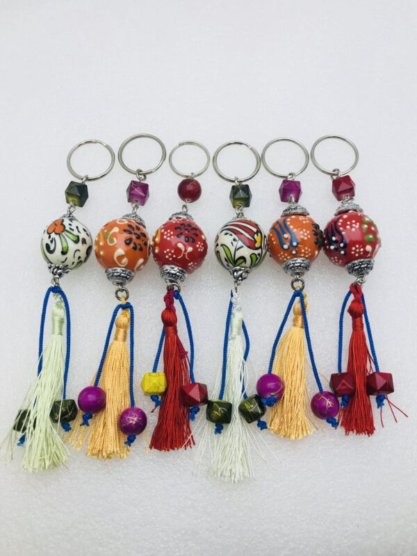 Handmade Keychain with Tassel Tail - Image 7