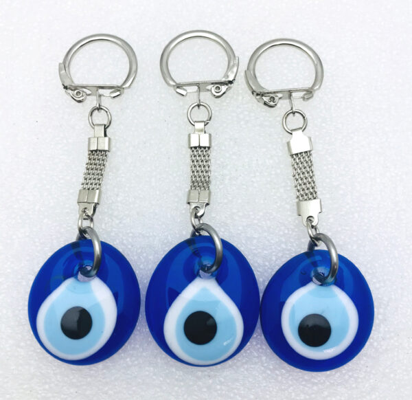 Handmade  Keychain with Lucky Evil Eye – Nazar Alloy - Image 6