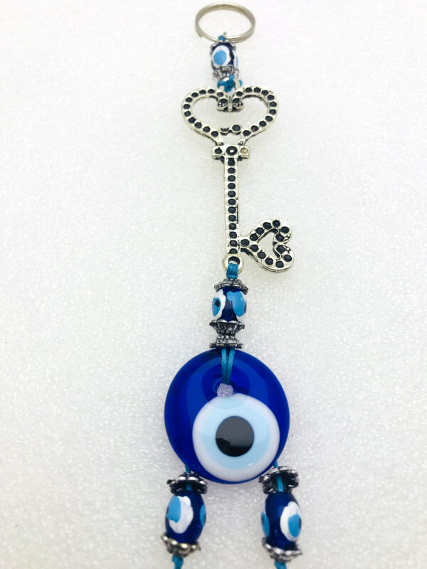 Handmade Key  Evil Eye – Nazar Alloy