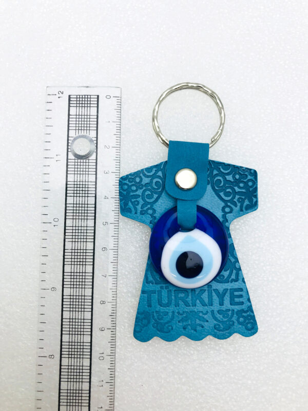 Kaftan Keyring Key Chain - Lucky Evil Eye Good Luck Charm Leather - Image 5