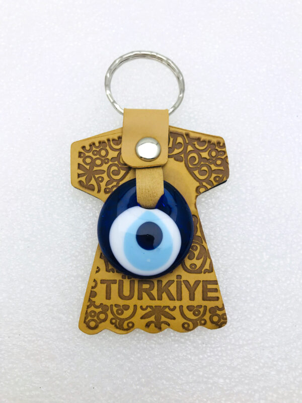 Kaftan Keyring Key Chain - Lucky Evil Eye Good Luck Charm Leather - Image 7