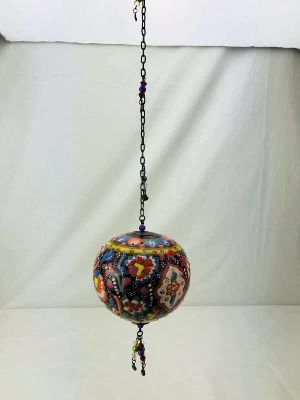 Hand Painted Ceramic Ball Hang - Handmade Turkish Pottery - Image 11