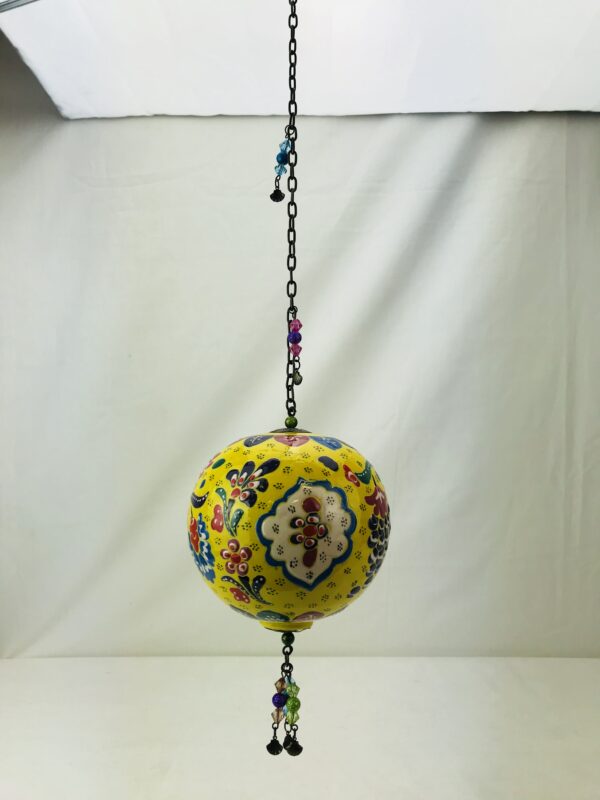 Hand Painted Ceramic Ball Hang - Handmade Turkish Pottery - Image 10