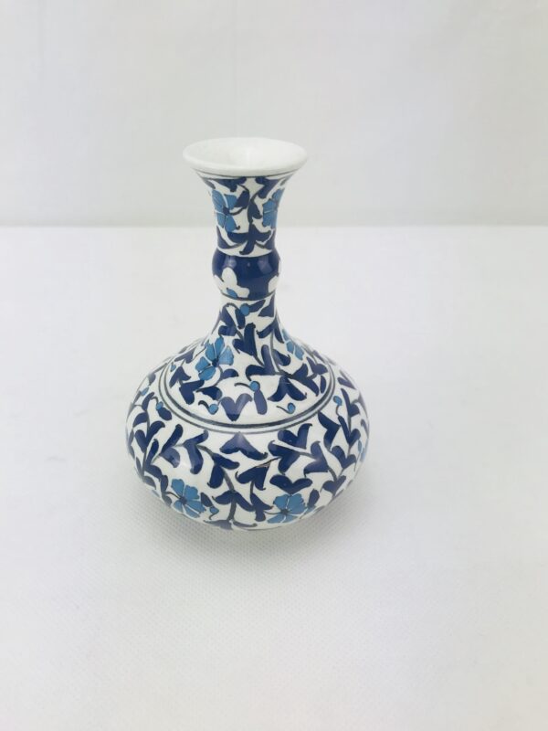 Decorative Floral Iznik Ceramic Vase / Hand-Painted Turkish / Turkish Gifts