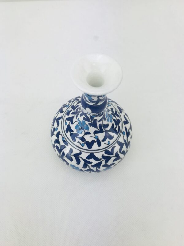 Decorative Floral Iznik Ceramic Vase / Hand-Painted Turkish / Turkish Gifts - Image 4