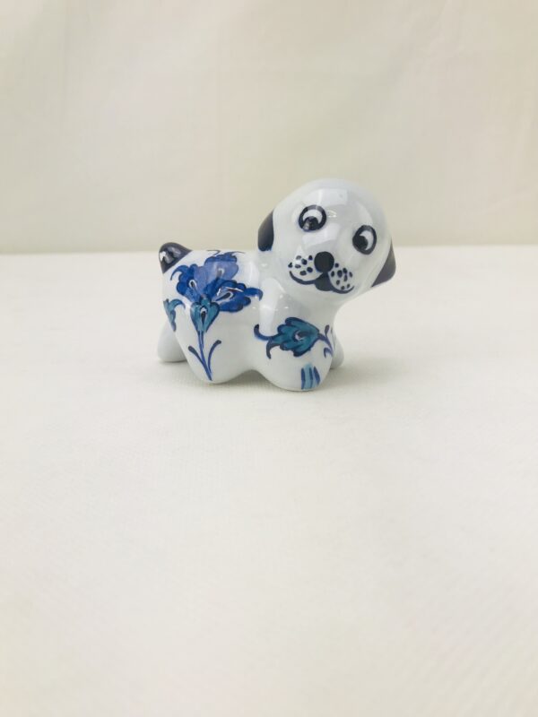 Iznik Handmade Ceramic Pet Dogs, Hand Painted Colorful Lovely Pet Dogs - Image 9