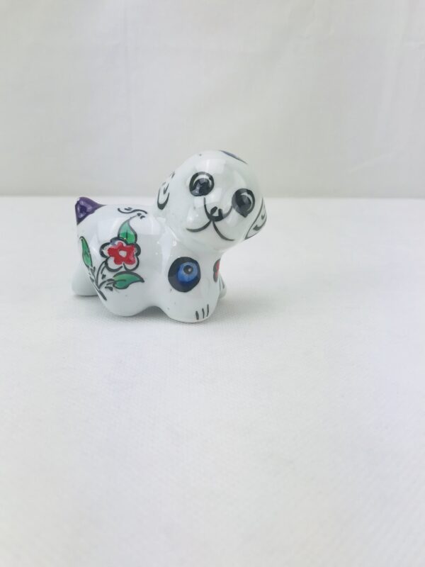 Iznik Handmade Ceramic Pet Dogs, Hand Painted Colorful Lovely Pet Dogs - Image 5