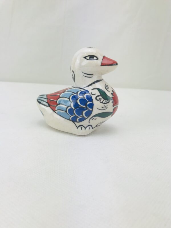 Handmade Ceramic Duck - Hand Painted Turkish Pottery