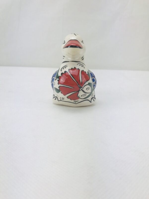 Handmade Ceramic Duck - Hand Painted Turkish Pottery - Image 3