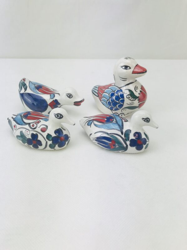 Handmade Ceramic Duck - Hand Painted Turkish Pottery - Image 4