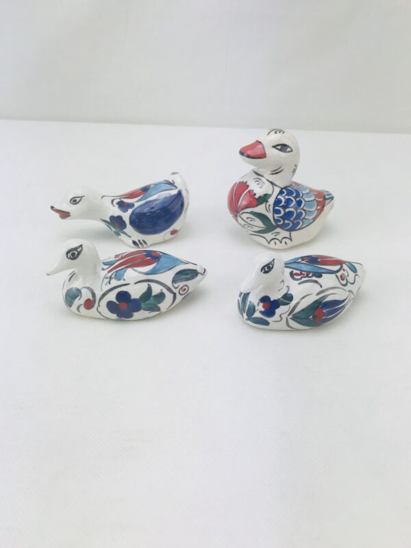 Handmade Ceramic Duck - Hand Painted Turkish Pottery - Image 5