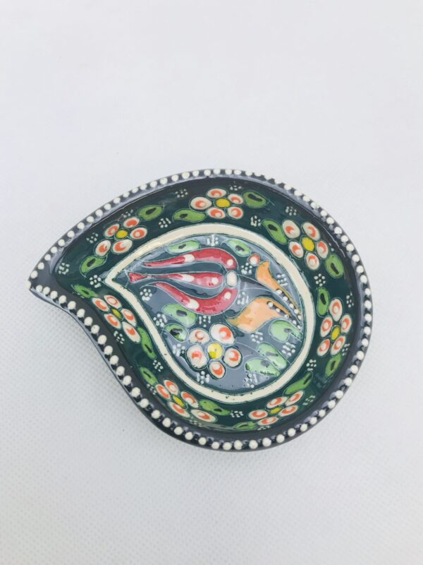 Traditional Turkish Multicolour  Hand Painted Bowl - Small - Snack ,Jewellery, Ring, Mandala Bowl Dish - Image 10