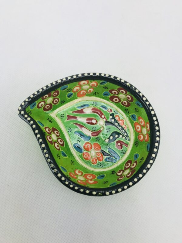 Traditional Turkish Multicolour  Hand Painted Bowl - Small - Snack ,Jewellery, Ring, Mandala Bowl Dish - Image 5