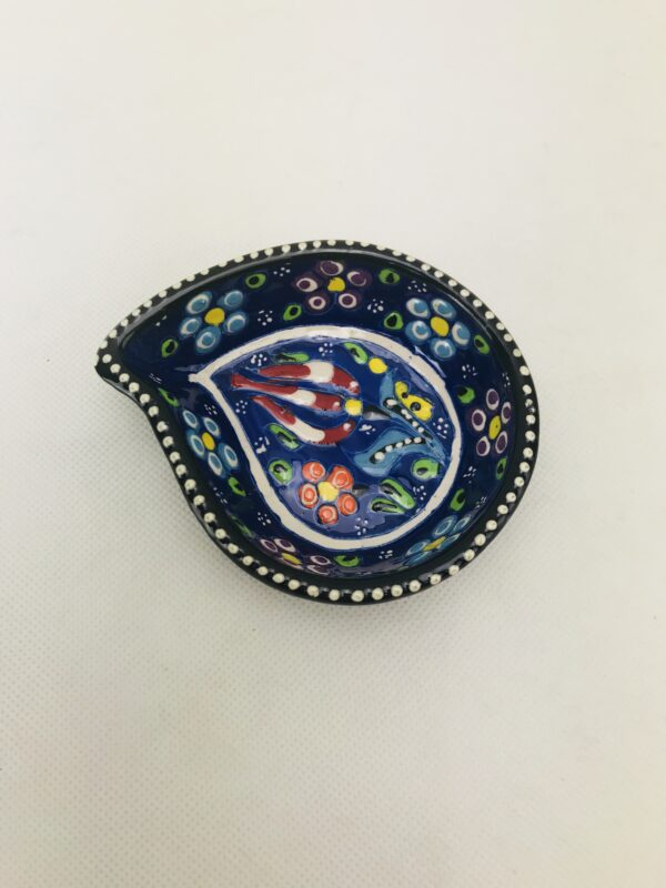 Traditional Turkish Multicolour  Hand Painted Bowl - Small - Snack ,Jewellery, Ring, Mandala Bowl Dish - Image 7