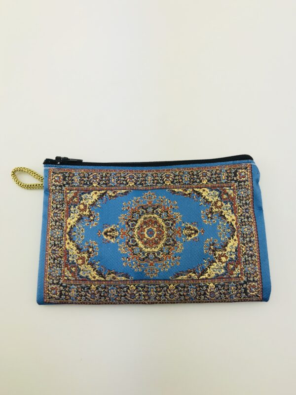 Traditional Turkish Handmade Purse with Zipper - Image 2