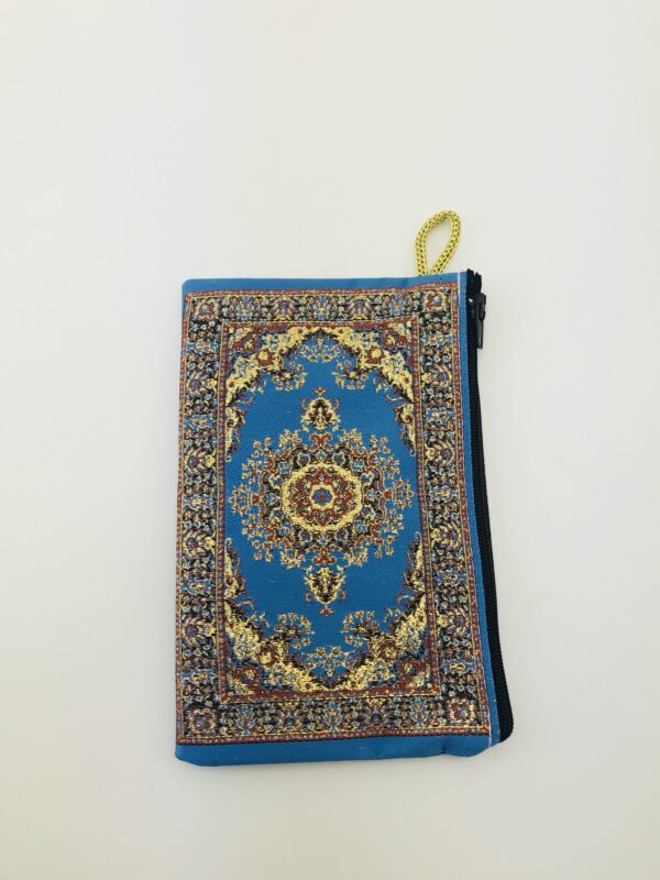 Traditional Turkish Handmade Purse with Zipper - Image 3