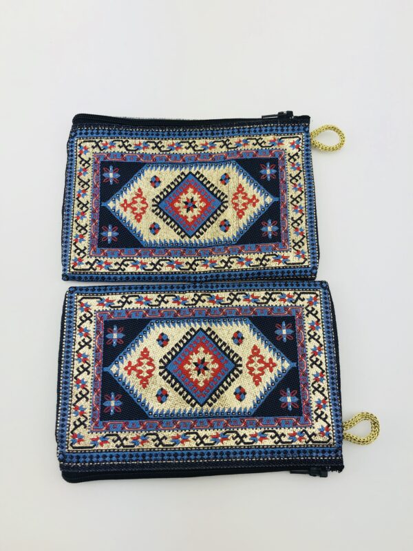 Traditional Turkish Handmade Purse with Zipper - Image 4