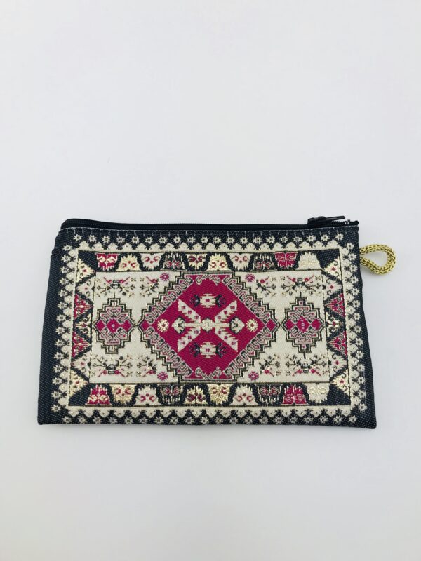 Traditional Turkish Handmade Purse with Zipper - Image 3