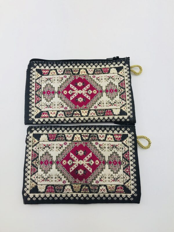 Traditional Turkish Handmade Purse with Zipper - Image 4