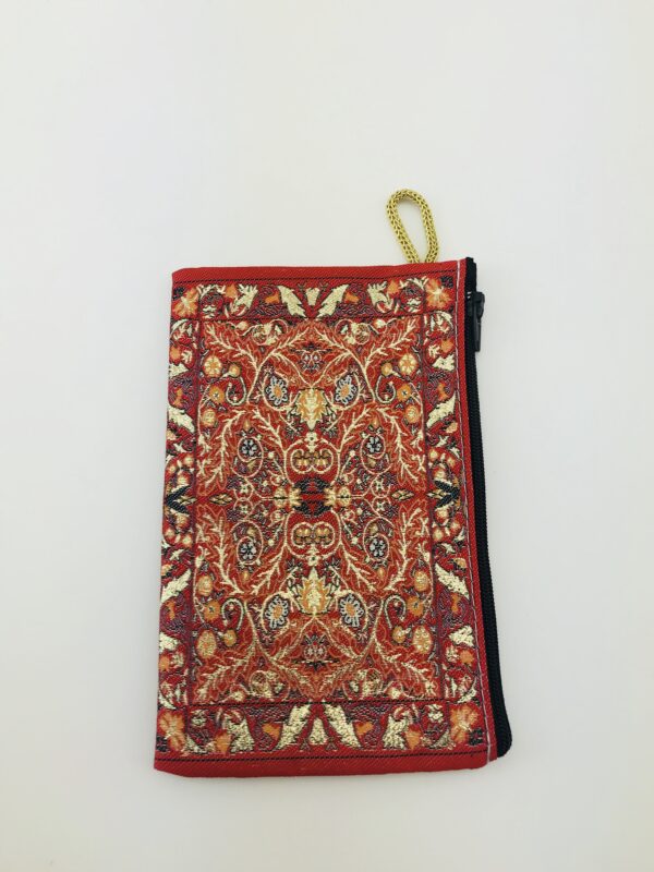 Traditional Turkish Handmade Purse with Zipper - Image 3