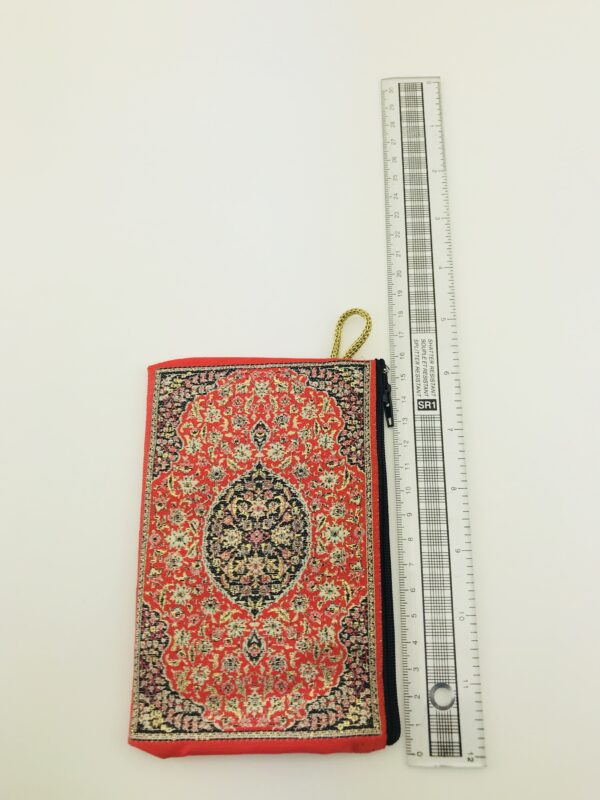 Traditional Turkish Handmade Purse with Zipper - Image 6