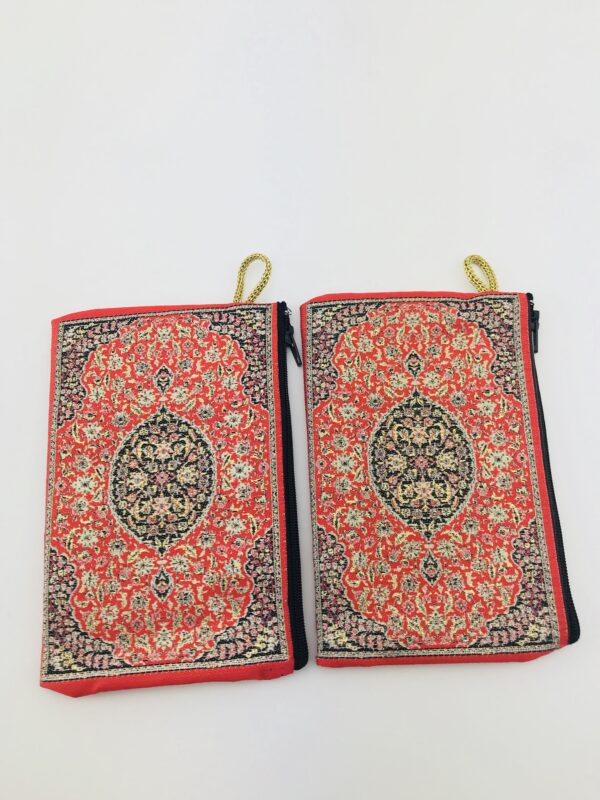 Traditional Turkish Handmade Purse with Zipper - Image 2