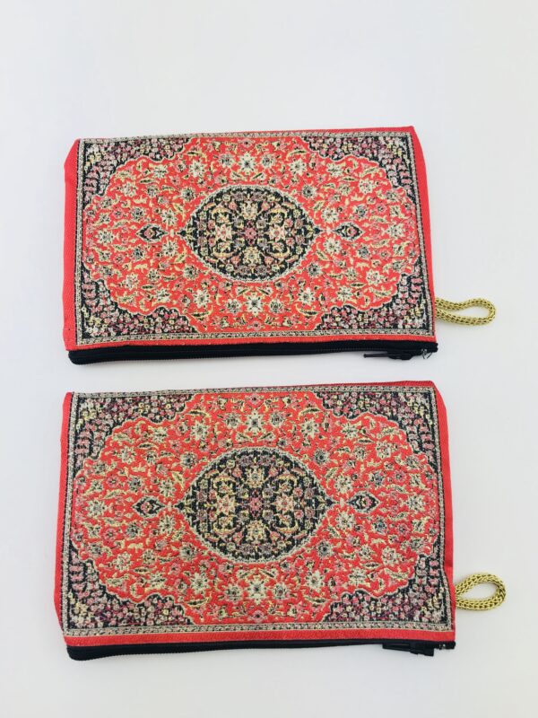 Traditional Turkish Handmade Purse with Zipper - Image 3