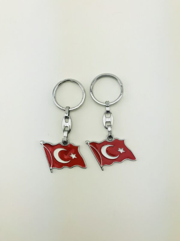 Keychain with Turkish Flag - Ay Yildiz - Al Bayrak - Image 3