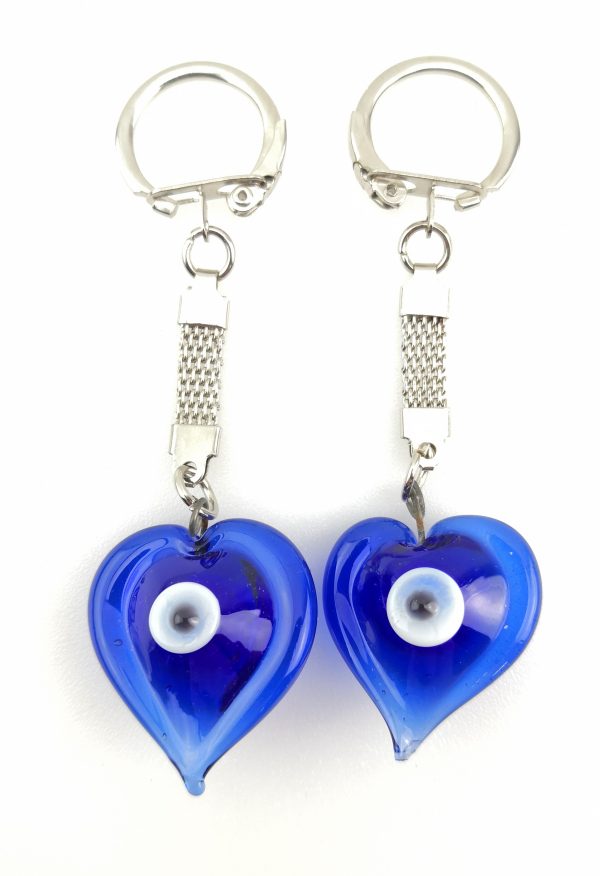 Handmade  Keychain with Lucky Evil Eye – Nazar Alloy - Image 7