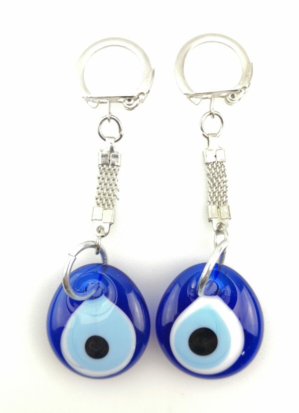 Handmade  Keychain with Lucky Evil Eye – Nazar Alloy - Image 6