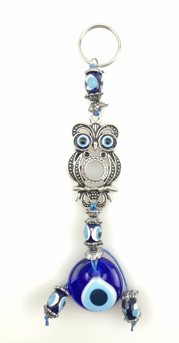 Handmade Animals Keychain with Lucky Evil Eye - Nazar Alloy - Xmas Gift - Image 3